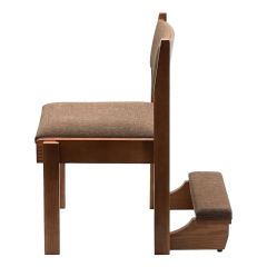 Upholstered back and seat with kneeler